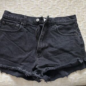 Abercrombie High Rise Cutoff Short